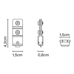 Clearance Girlandenzubehör für Plaff-on! S16 IP65 Montagezubehör