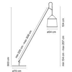 Discount Jaima P307+54 IP65 LED Stehleuchte, mit Sockel Terrassen|Dekorative Leuchten