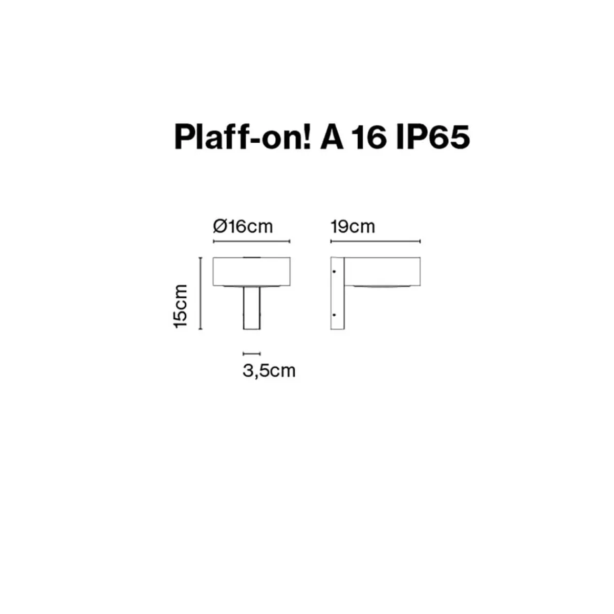 Online Plaff-on! A IP65 LED Wandleuchte Terrassen|Hauseingänge