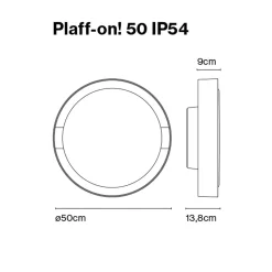 Hot Plaff-on! IP54 LED Wand- / Deckenleuchte Terrassen|Hauseingänge