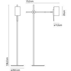 Online Scantling P73 Stehleuchte Stehleuchten|Schlafzimmer