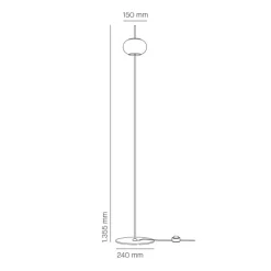 Astros Stehleuchte Wohnzimmer|Flur