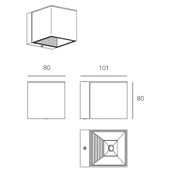 Dau LED Wandleuchte Wandleuchten|Flur