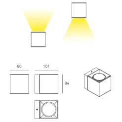 Dau Spot Wandleuchte Wandleuchten|Flur
