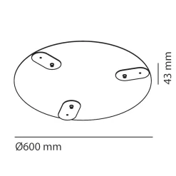 Outlet Half Pendelleuchte, Ø 35 cm Pendelleuchten|Schlafzimmer