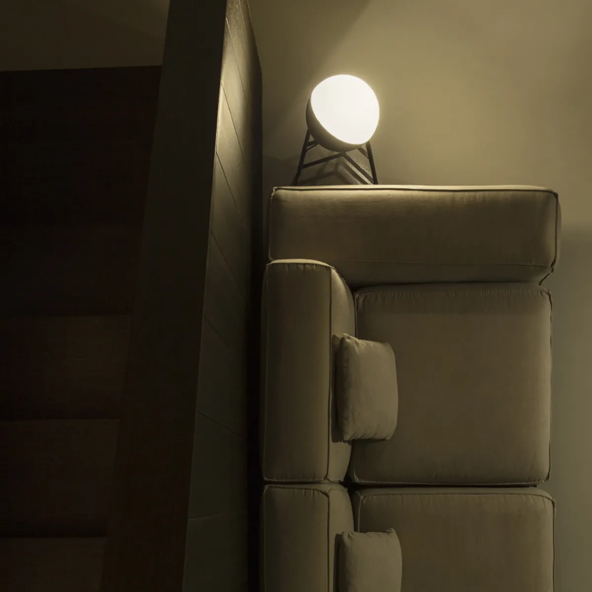 Sale Half Stehleuchte mit Dreibein-Stativ Stehleuchten|Tischleuchten