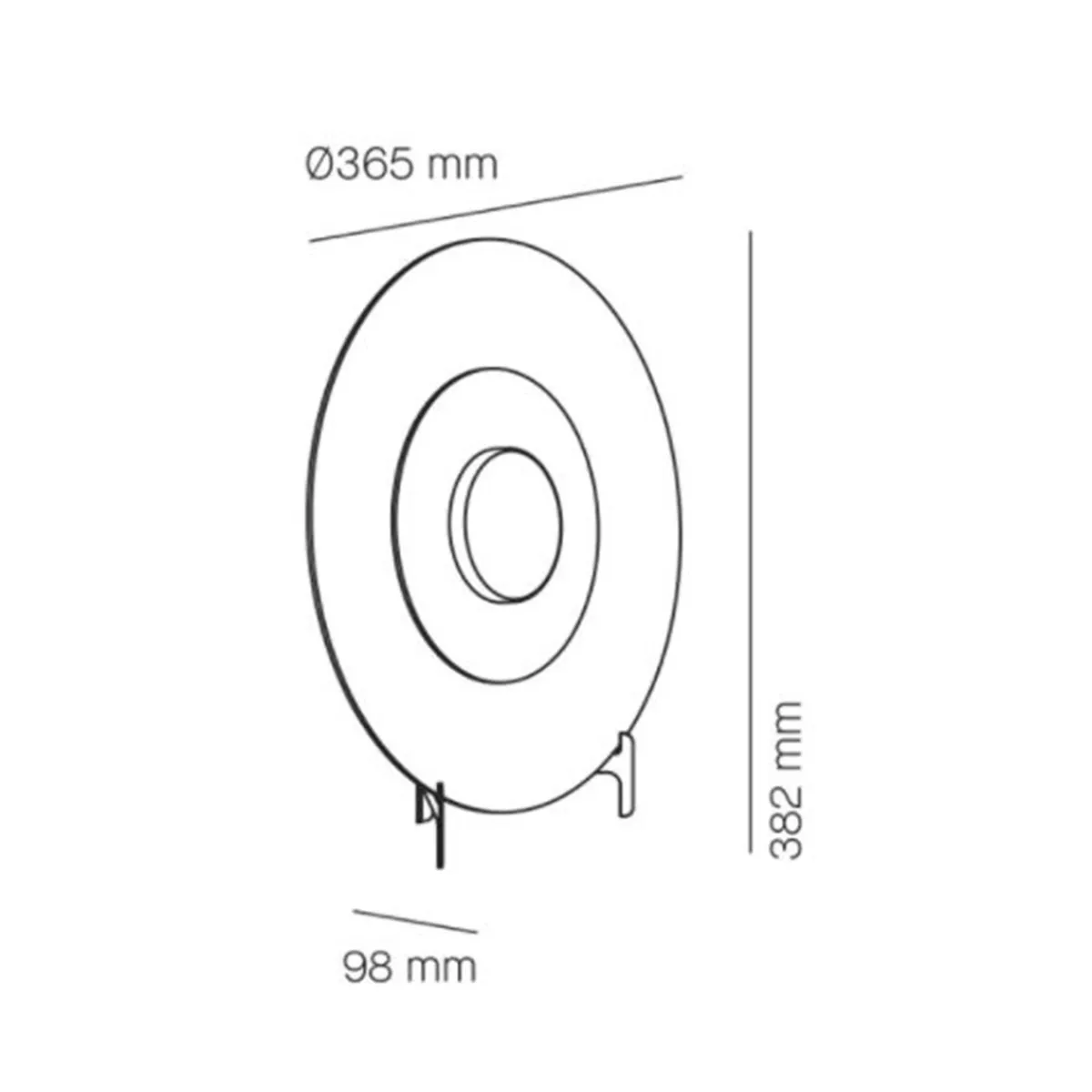 Hot Halos LED Tischleuchte Tischleuchten|Schlafzimmer