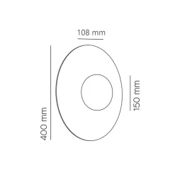 Sale Knock Wand- / Deckenleuchte, Ø: 40 cm Wohnzimmer|Schlafzimmer