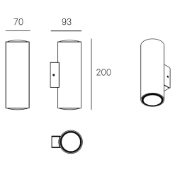 New Kronn Wandleuchte Wandleuchten|Flur
