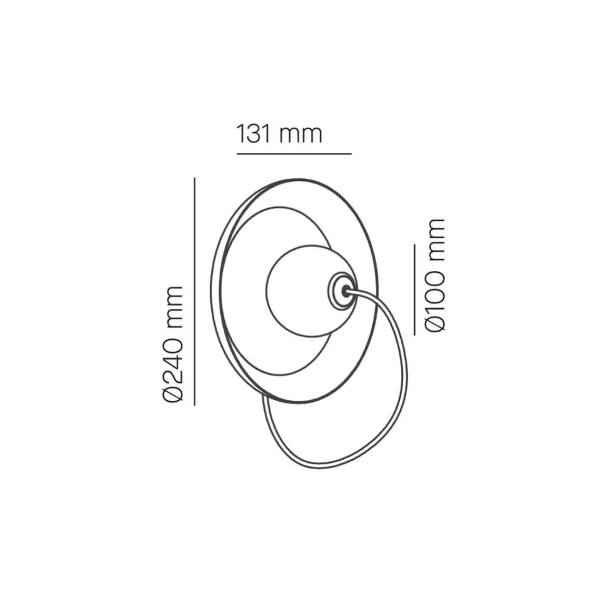 Outlet Wire Wandleuchte Flur|Wandleuchten