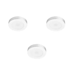 Best MOB Möbel R 3x3 W LED Ein- / Aufbauleuchte, 3er Set Möbelleuchten|Flur