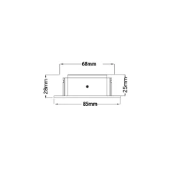 MOBiDIM COB Slim R 9 W LED Einbaustrahler Strahler|Einbauleuchten