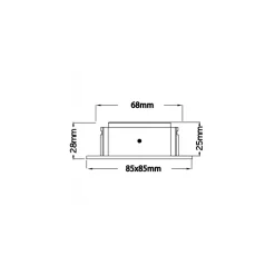 Sale MOBiDIM COB Slim Q 8,5 W LED Einbaustrahler, Dim-to-Warm Strahler|Einbauleuchten