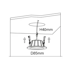 Online MOBiDIM SMD R85 10 W LED Einbauleuchte, Tunable-White, Rückläufer Strahler|Einbauleuchten