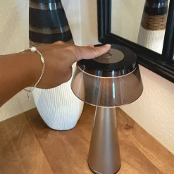 Online SunGlow LED Akkuleuchte mit Leuchtenschirm Terrassen|Dekorative Leuchten