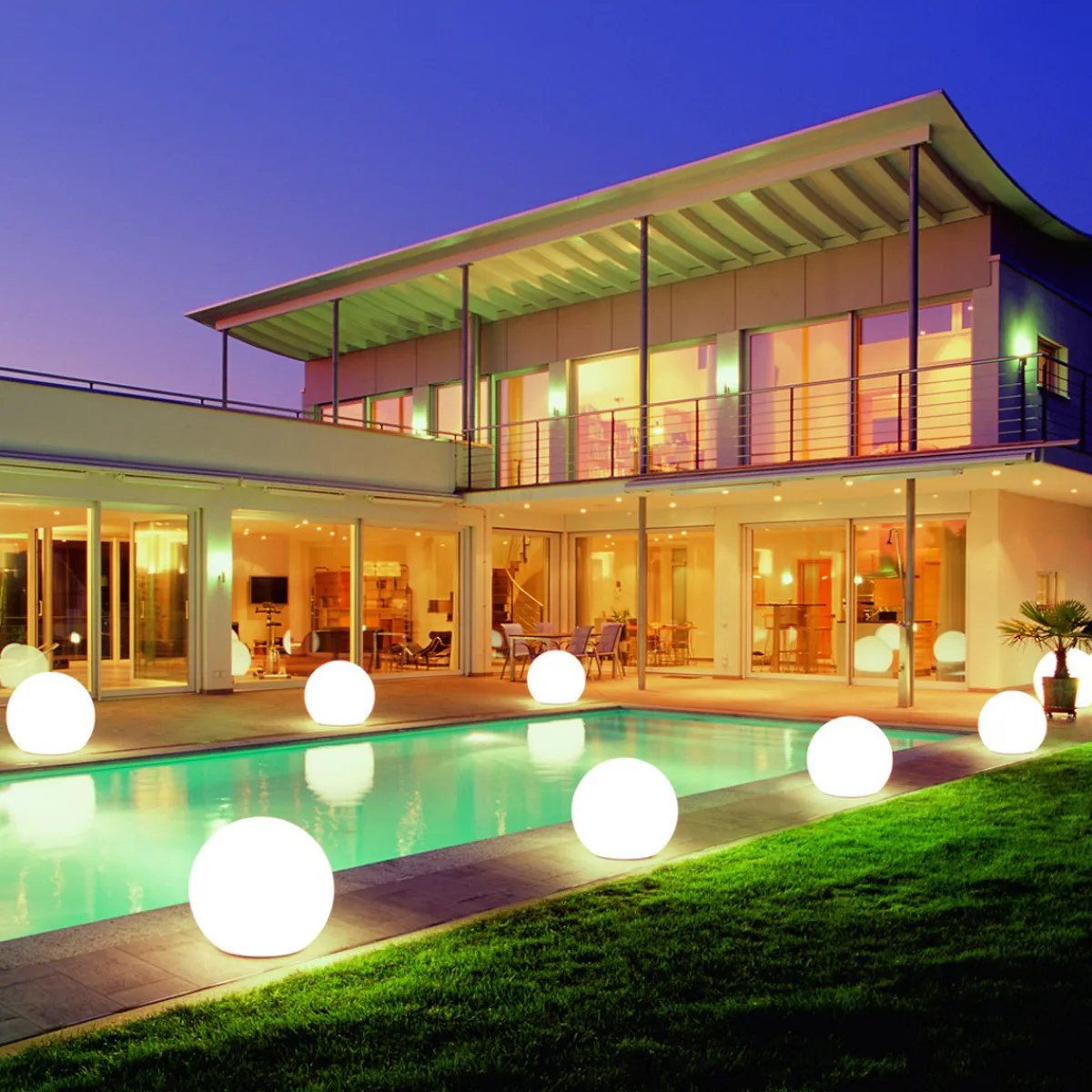 Outlet Vollkugel MAG mit Aufschraubsockel Terrassen|Dekorative Leuchten