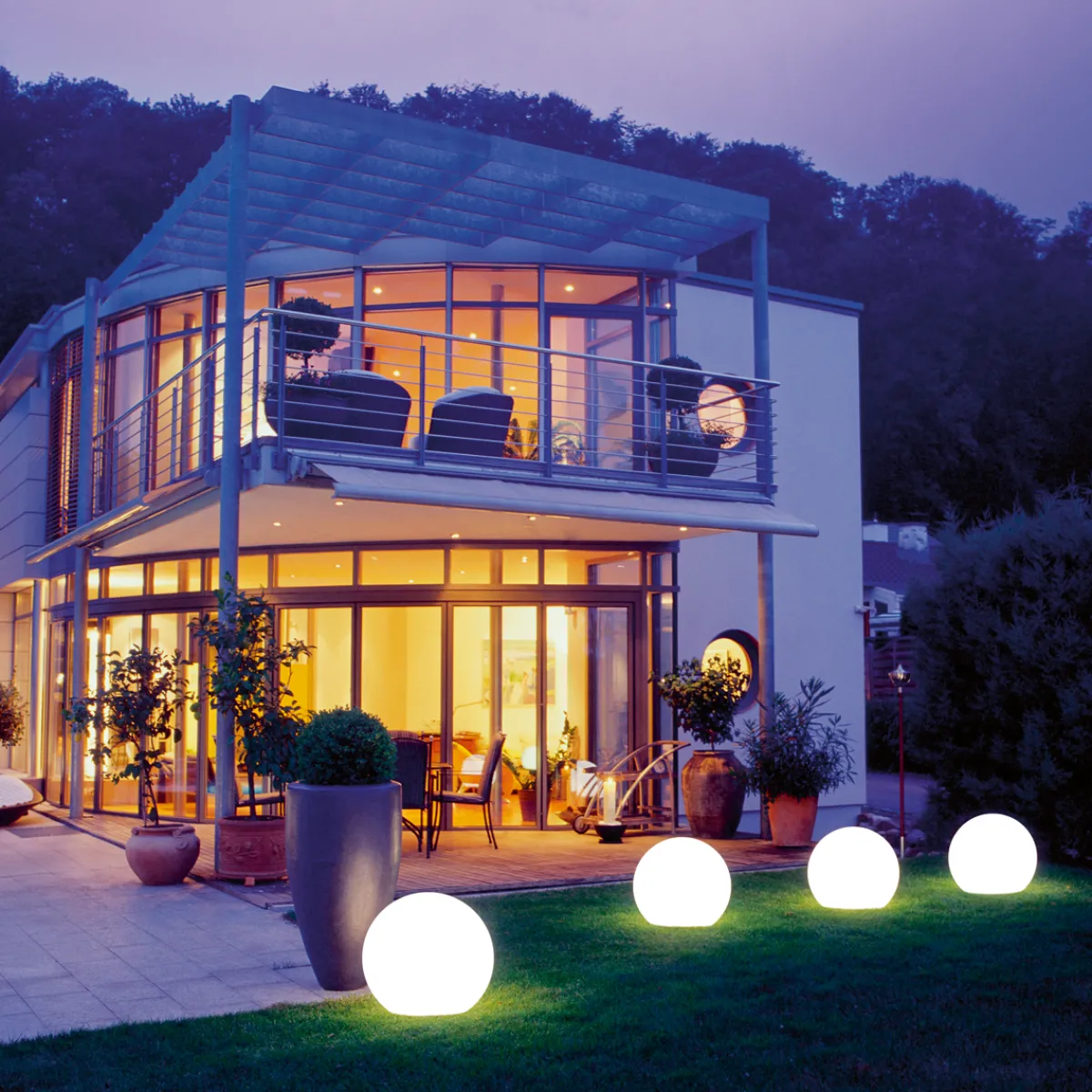 Outlet Vollkugel MBG mit Eingrabsockel Dekorative Leuchten|Bodenleuchten