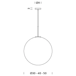 Sale Asteroide Sospensione Pendelleuchten