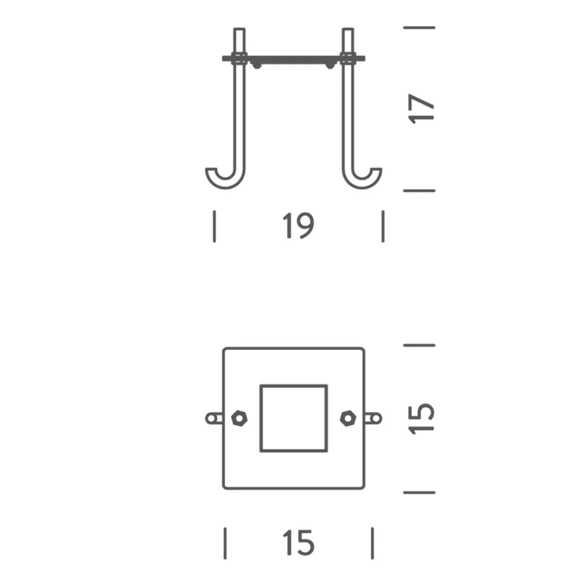 Hot Befestigungsplatte für Mais plus que cela je ne peux pas Outdoor Montagezubehör