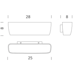 Online Flaca LED Parete Wandleuchten|Flur