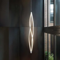 Online In The Wind Vertical LED Sospensione Pendelleuchten|Flur