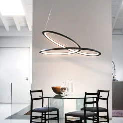 Outlet Kepler LED Sospensione Downlight Pendelleuchten|Wohnzimmer