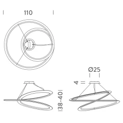 Clearance Kepler LED Sospensione Uplight Pendelleuchten|Wohnzimmer