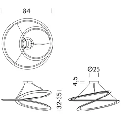 Sale Kepler Minor LED Sospensione Uplight Pendelleuchten|Wohnzimmer