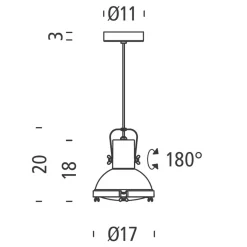 Best Projecteur 165 Sospensione, Rückläufer Pendelleuchten