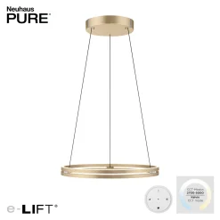 Clearance PURE E-Loop LED Pendelleuchte mit e-LIFT und CCT Essbereiche|Pendelleuchten