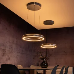 Clearance PURE E-Loop LED Pendelleuchte mit e-LIFT und CCT Essbereiche|Pendelleuchten