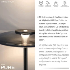 PURE Vitrum LED Stehleuchte Stehleuchten|Schlafzimmer