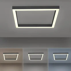 Online PURE Lines Square LED Deckenleuchte mit CCT Deckenleuchten|Flur