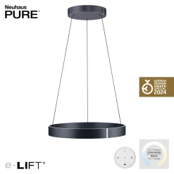 New PURE E-Clipse LED Pendelleuchte mit e-LIFT und CCT Küche|Essbereiche