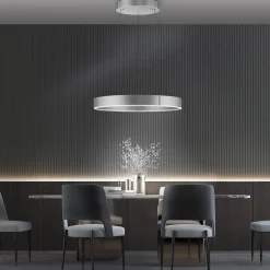 New PURE E-Clipse LED Pendelleuchte mit e-LIFT und CCT Küche|Essbereiche