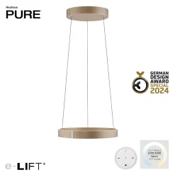 New PURE E-Clipse LED Pendelleuchte mit e-LIFT und CCT Küche|Essbereiche