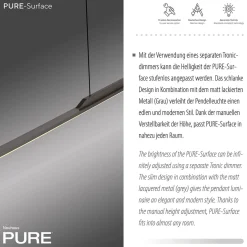 Clearance PURE Surface LED Pendelleuchte Essbereiche|Pendelleuchten