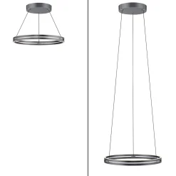 Hot PURE E-Loop LED Pendelleuchte mit e-LIFT und CCT, Rückläufer Pendelleuchten