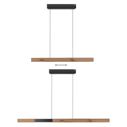 Best PURE Moto-Rise LED Pendelleuchte mit e-SLIDE, e-LIFT und CCT, Rückläufer Pendelleuchten