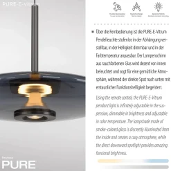 Best PURE E-Vitrum LED Pendelleuchte mit e-LIFT und CCT Essbereiche|Pendelleuchten