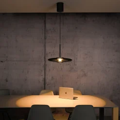 Best PURE E-Vitrum LED Pendelleuchte mit e-LIFT und CCT Essbereiche|Pendelleuchten