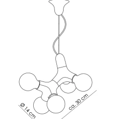 New DNA Double Pendelleuchte Pendelleuchten|Wohnzimmer