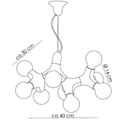 Clearance DNA Quattro 9.2 Pendelleuchte Pendelleuchten|Wohnzimmer