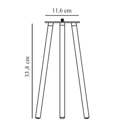 Outlet Kettle To-Go Tripod 31 Dreibein Leuchtenzubehör|Wohnzimmer