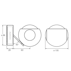 Online io 3d pico up C Wand- / Deckenleuchte, 3000 K Wandleuchten|Strahler & Spots
