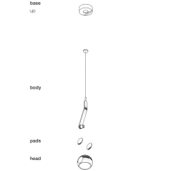 Best io 3d sospeso var up C LED Pendelleuchte, 2700 K, variabel Essbereiche|Pendelleuchten