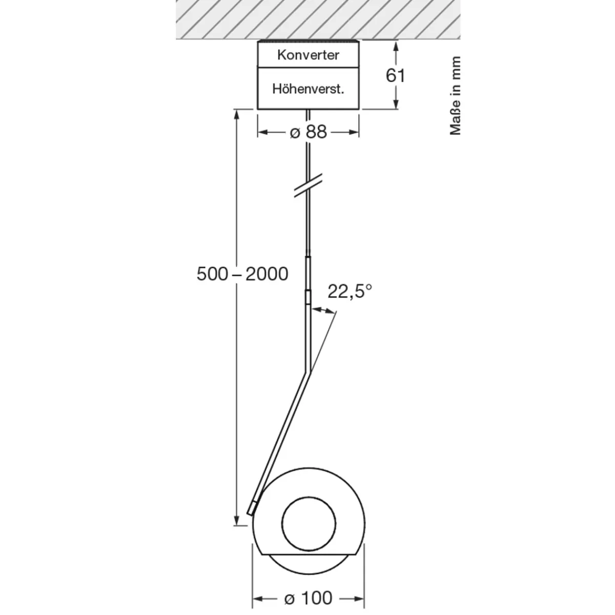 Best io 3d sospeso var up C LED Pendelleuchte, 2700 K, variabel Essbereiche|Pendelleuchten