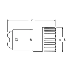 Clearance Langer B15d Adapter für clipLED für Sento und Puro Leuchtenzubehör|Ersatzteile