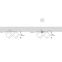 Hot lui alto doppio Volt Z Deckenstrahler, 2700 K Shopbeleuchtung|Museen/Showrooms