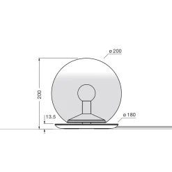 Hot Luna basso LED Tischleuchte Hotellerie|Tischleuchten